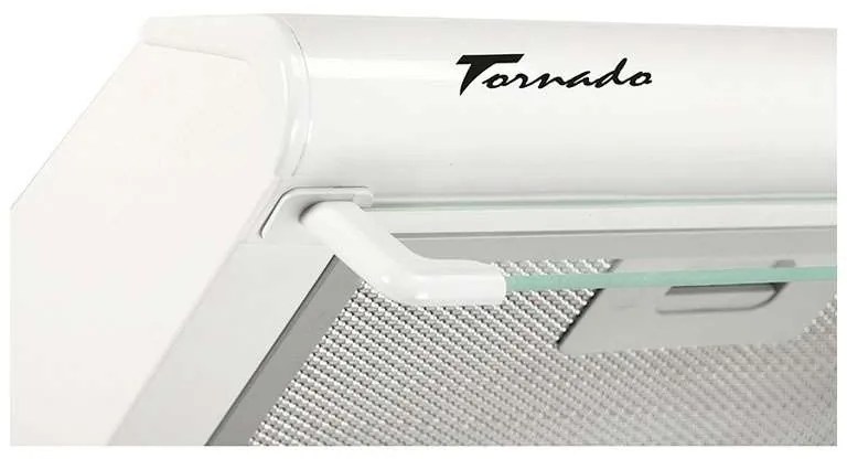 Hota traditionala Tornado Bona 10 (50) LED, 1 motor, latime 50 cm, absorbtie 380 m3/ora, filtru anti-grasimi aluminiu 5 straturi, Alb
