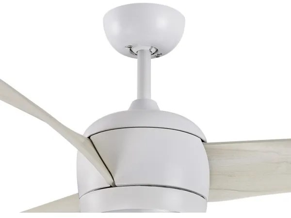 Ventilator LED de tavan Lucci air 512911 AIRFUSION LED/20W/230V lemn/alb + telecomandă