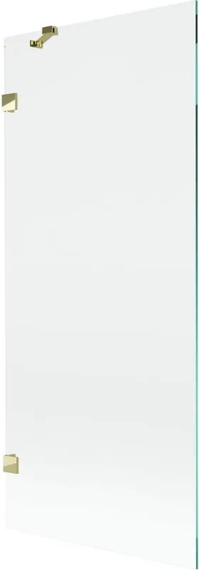 Mexen Lunar paravan de baie 1-canat 80 x 150 cm, transparent, auriu - 897-080-000-50-00