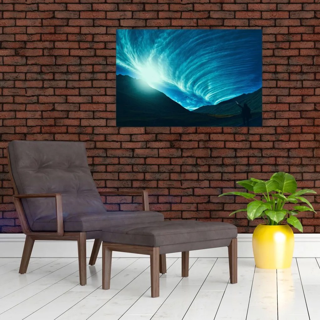 Tablou - Val din nori (90x60 cm)