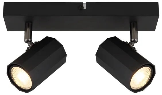 Spot Globo 57918-2B JAMES 2xGU10/25W/230V negru