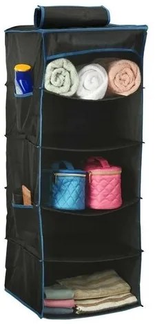 Organizator suspendat cu etajere Redcliffs 36 x 36x 85 cm, negru