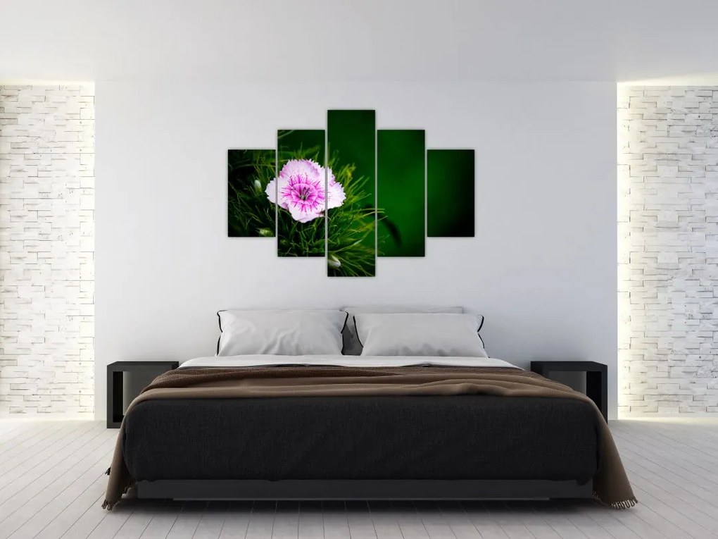 Tablou cu floare roz (150x105 cm)