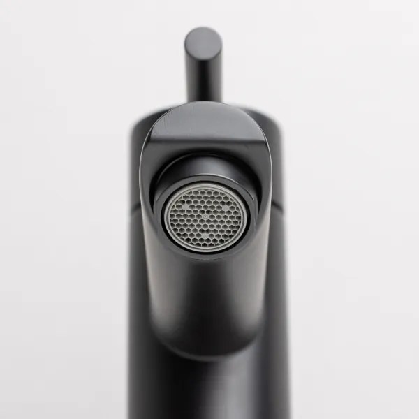 Baterie pentru lavoar RINGSTED 17,8 cm negru mat