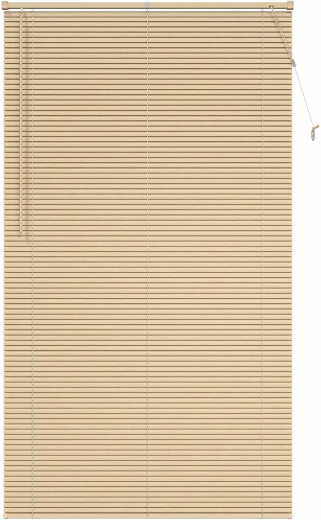 vidaXL Jaluzea venetiană Manual Maro Deschis cu Model 213 x 110 cm PVC