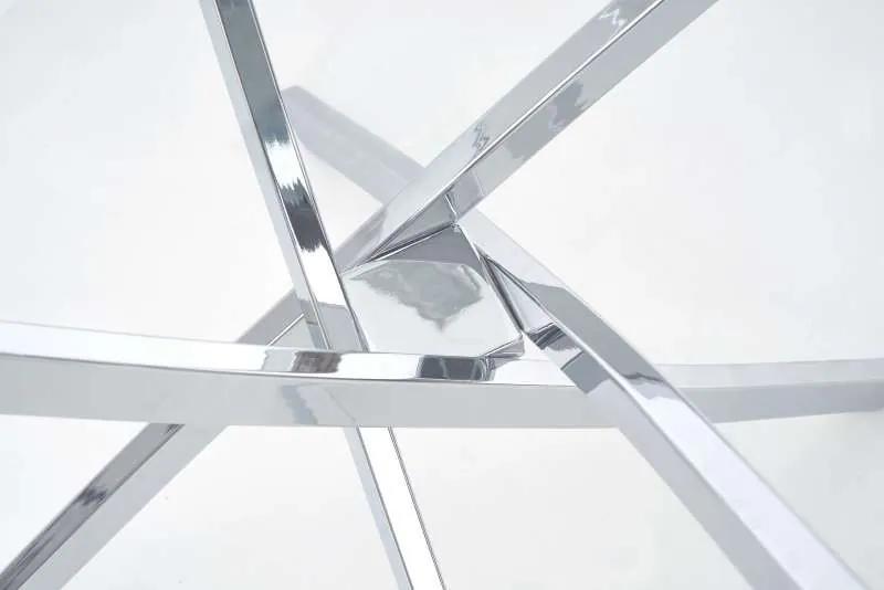 Masa rotunda sticla Raymond silver - d 100 x h 73 cm