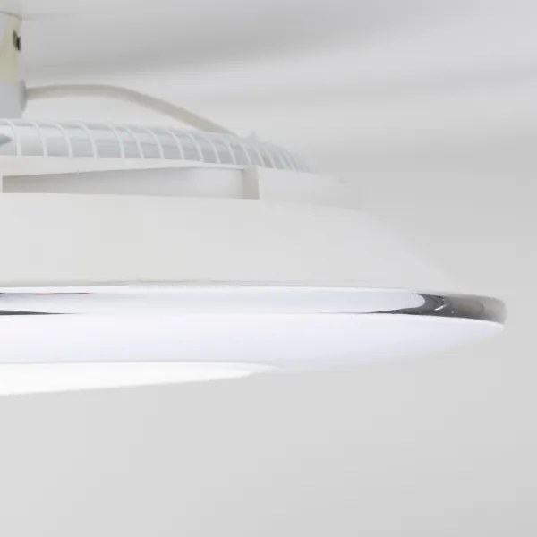 Plafonieră LED dimabilă cu ventilator Brilagi AURA LED/38W/230V alb + telecomandă