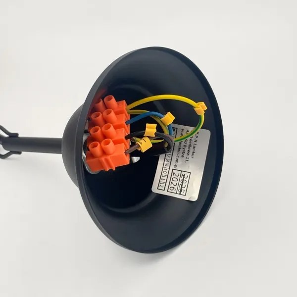 Lustră pe lanț RETRO 2xE27/60W/230V negru mat