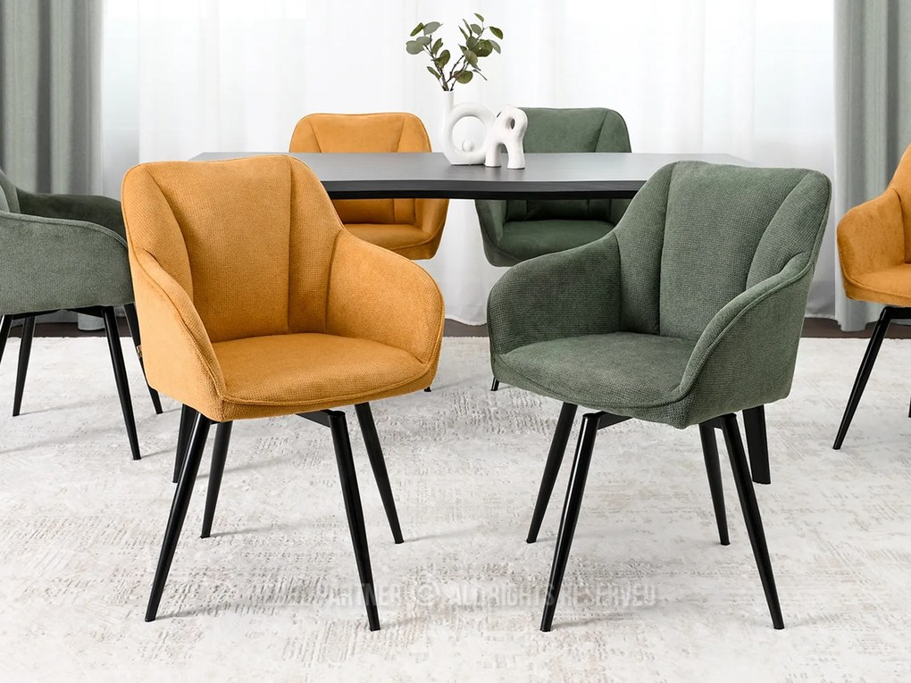 Scaun Bonita (verde + negru). 1110965