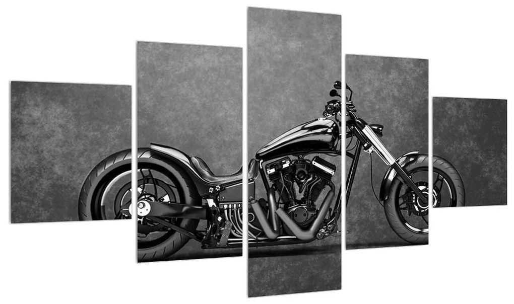 Tablou cu motocicleta (125x70 cm), în 40 de alte dimensiuni noi