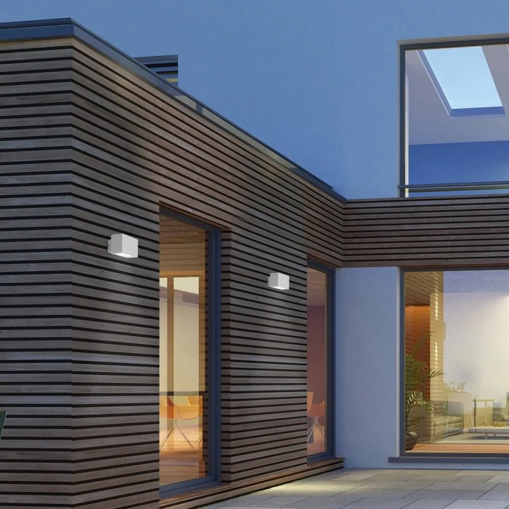 Aplica de perete exterior IP54 LED Mataro alb