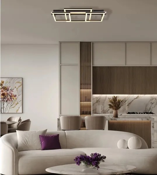 Globo 673820-40 - Plafonieră LED ESTRADA LED/40W/230V 3000K 33x70 cm