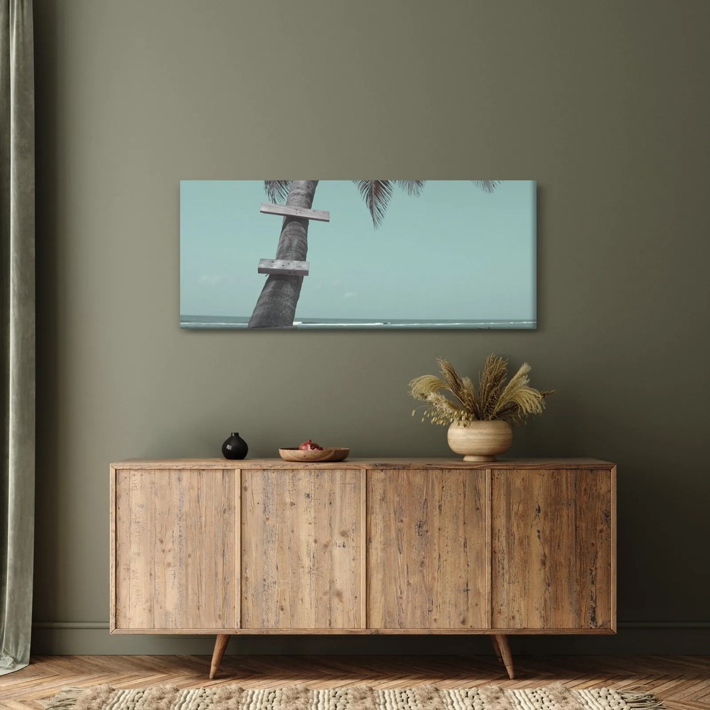 Tablou - Palma în Caraibe (120x50 cm)