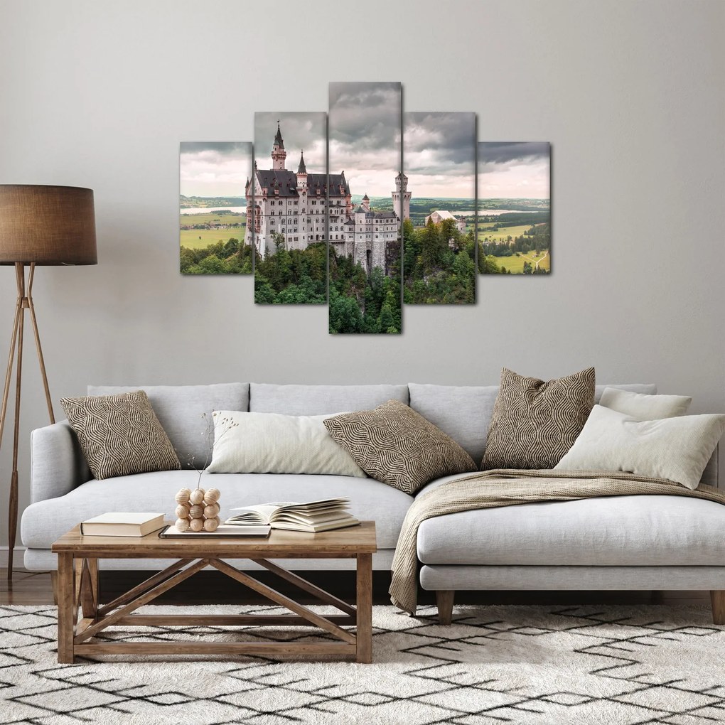 Tablou - Castelul pe stânci (150x105 cm)