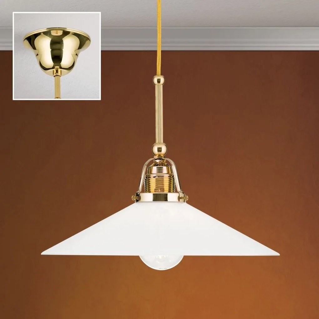 Lustra, Pendul realizat manual design rustic ARTDESIGN, alama lucioasa