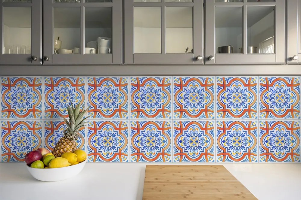 Panouri de vinil PVC Grafică în stil azulejos