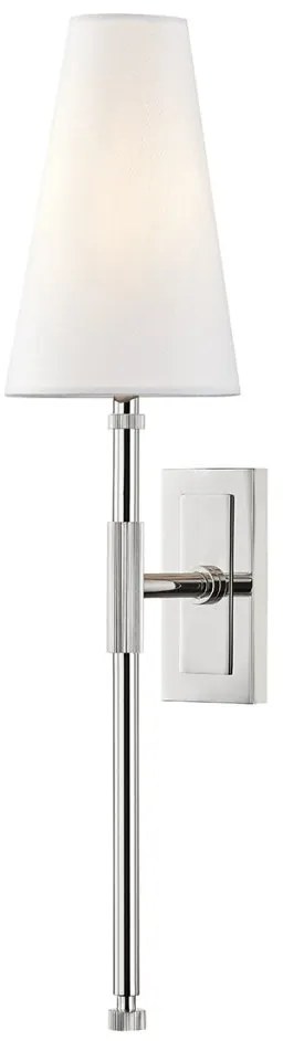 Aplica de perete design clasic BOWERY nichel lustruit