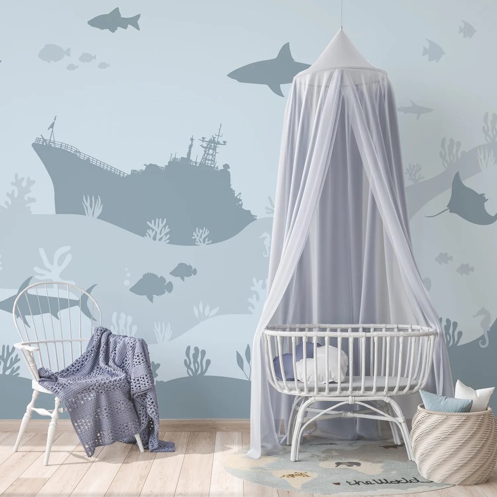 Fototapet - Sea World, albastru (147x102 cm)