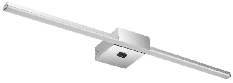 Aplica LED design modern Jaime argintiu, opal
