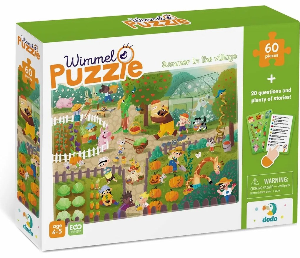 Dodo Puzzle Vara la țară, 60 piese