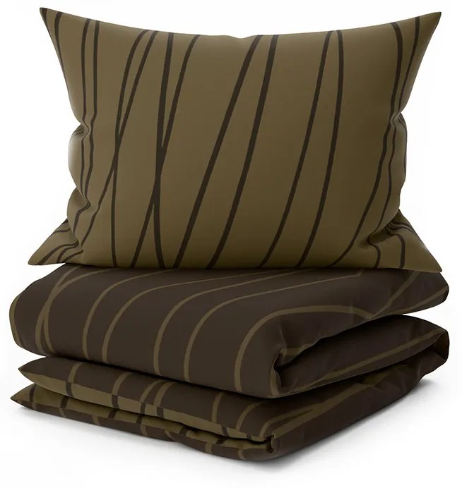 Lenjerie de pat din bumbac SOFIA DREAM maro Dimensiune lenjerie de pat: 70 x 90 cm | 140 x 200 cm