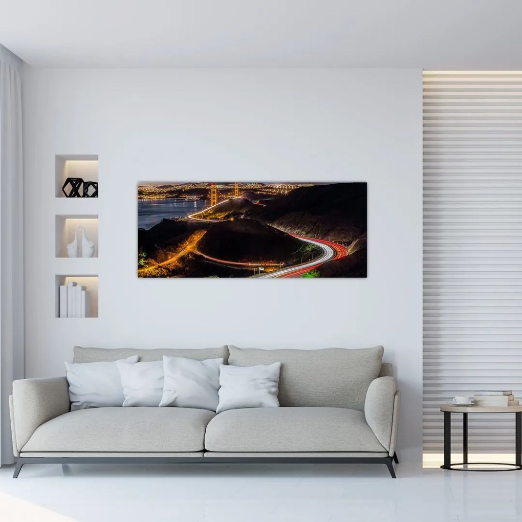 Tablou - Golden Gate Bridge (120x50 cm)
