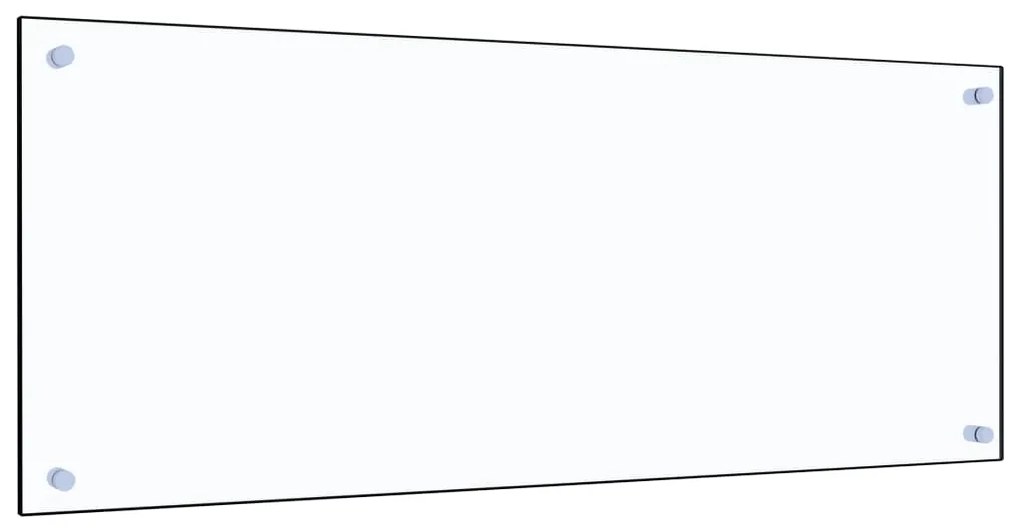 vidaXL Panou antistropi bucătărie transparent 100x40cm sticlă securiz.