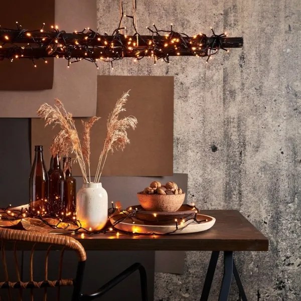 Eglo 411518 - Ghirlandă LED de exterior GOLDEN, 1200 LED, 29 m, IP44, alb cald