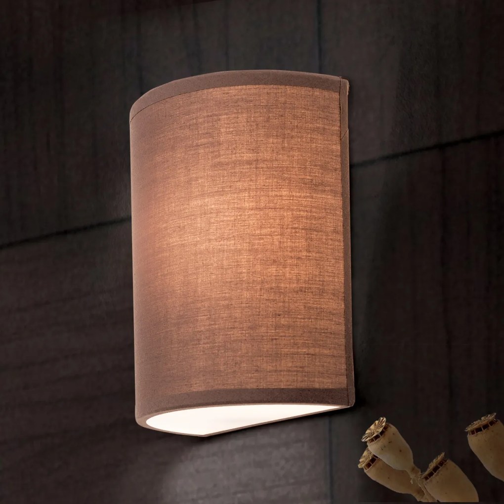 Aplica de perete design modern Ufo maro