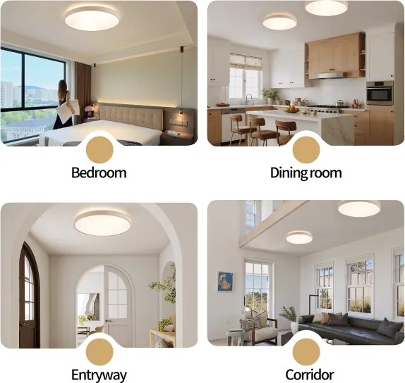 Brilagi - Corp de iluminat LED dimabil GLASS POOL DOUBLE LED, 80W, 230V, 60 cm, bej + telecomandă