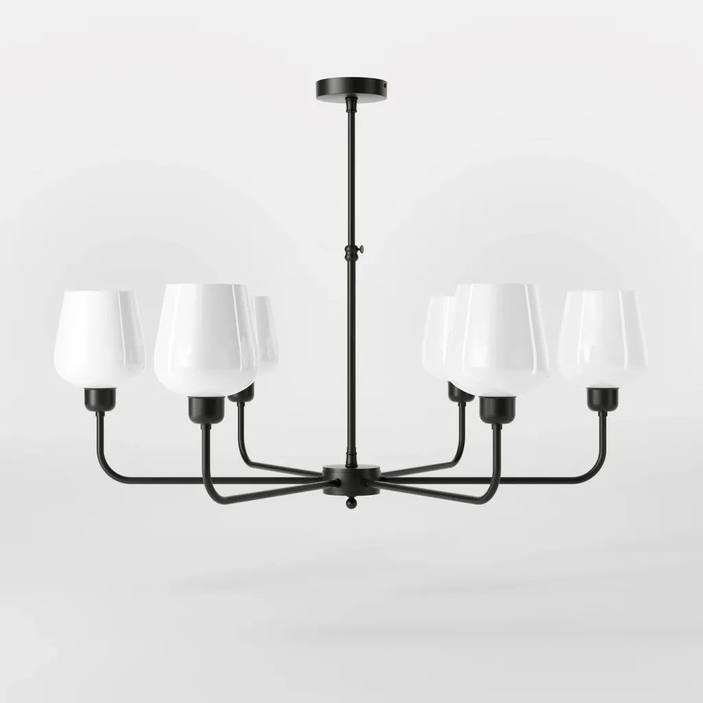 Candelabru design italian din alama si sticla Talis