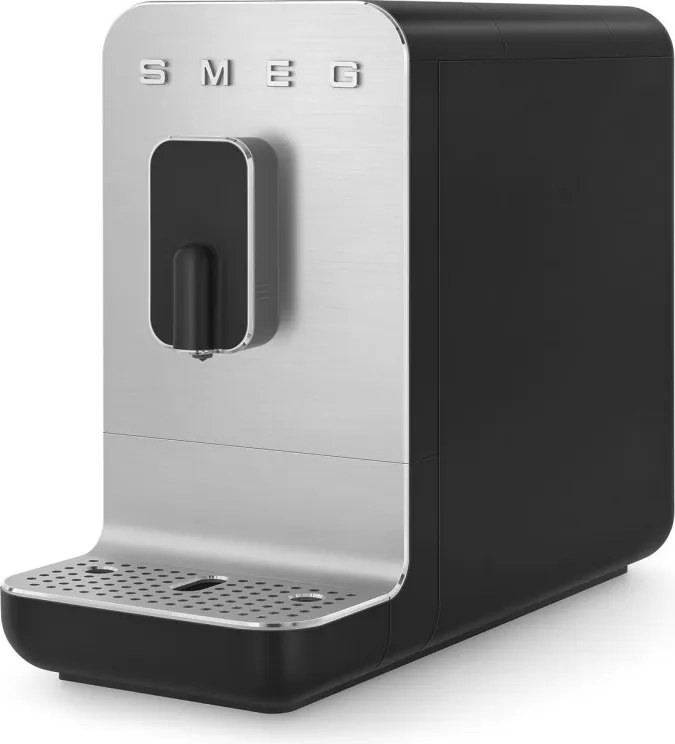Espressor automat SMEG Collezione BCC11BLMEU, 1350 W, 19 bar, 1,4 l, 8 functii, Rasnita incorporata, Negru