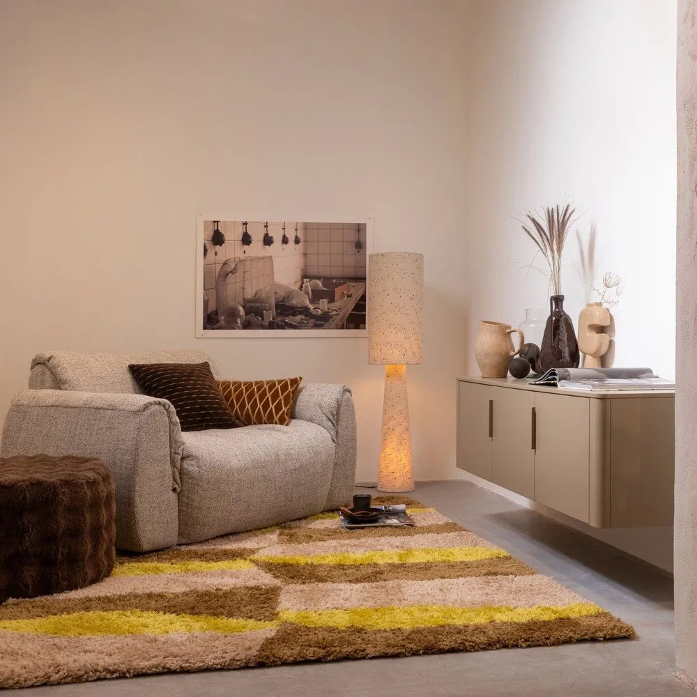 Comodă TV taupe din lemn de pin 154x56x44 cm Gunnar – WOOOD