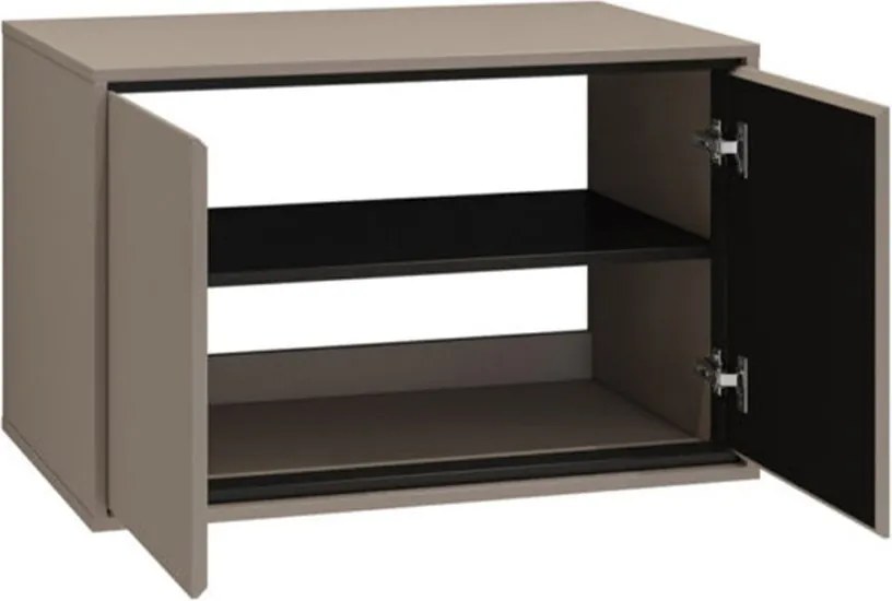 Dulap lemn masiv baie Irvella pentru chiuvetă, 78 × 51 × 48 cm - Crem