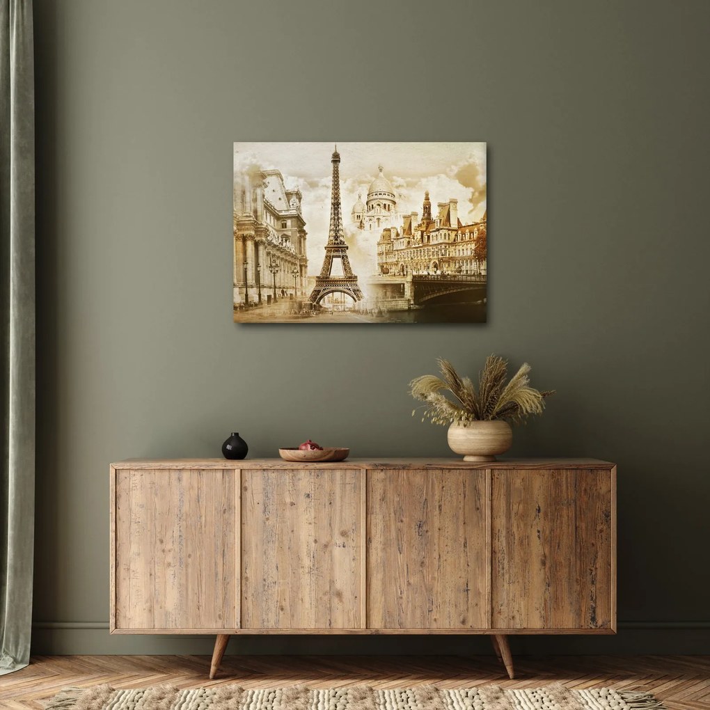 Tablou - Monumente din Paris (70x50 cm)