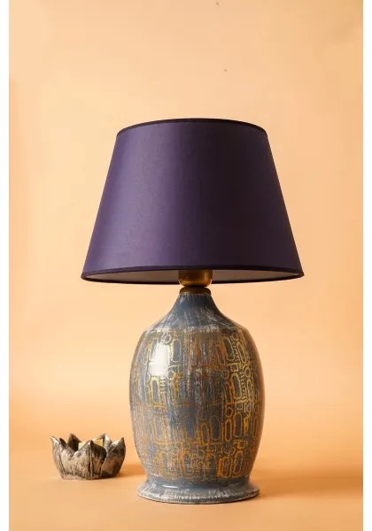 Lampă de masă RAMZES 1xE27/40W/230V, albastră