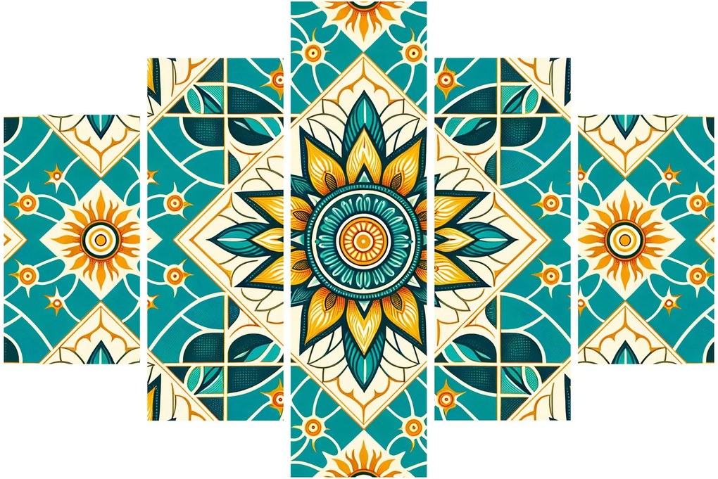 Tablou - Model turcoaz (150x105 cm)