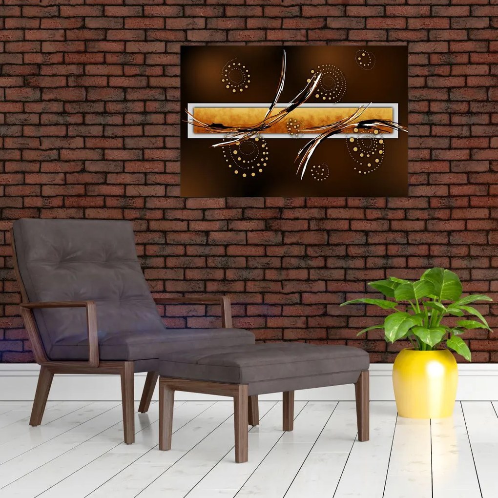 Tablou abstracției - Fluturi (90x60 cm)