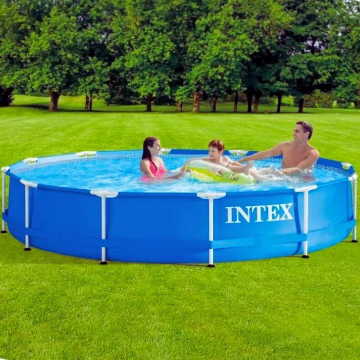 Piscină pentru sol cu o construcție de 366 cm x 76 cm