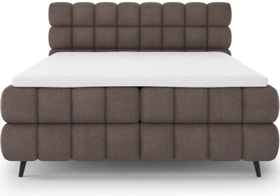 Pat continental, 180x200 cm, Sabeno, Eltap (Culoare: Alb / Royal 01)