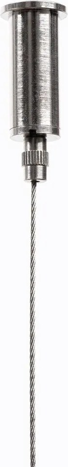 Lustră neagră LED din metal Nebula – Sollux