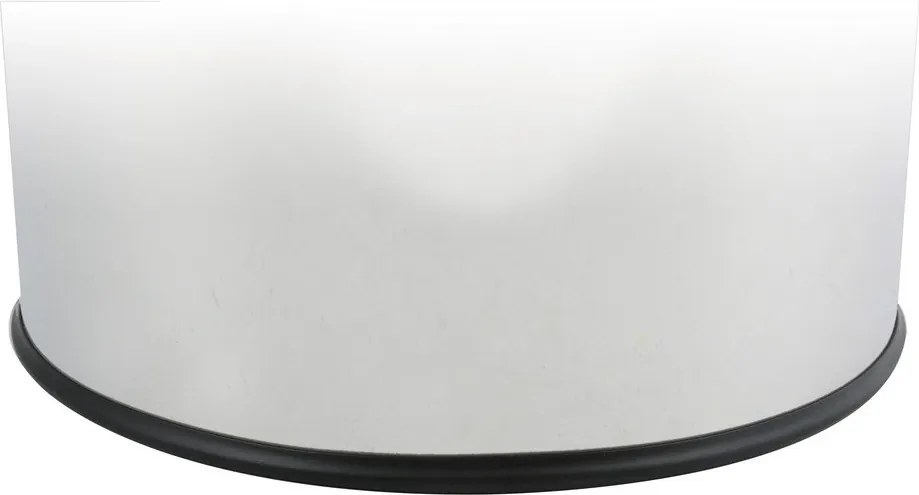 Coș de gunoi argintiu lucios cu senzori de atingere din oțel 30 l – MSV