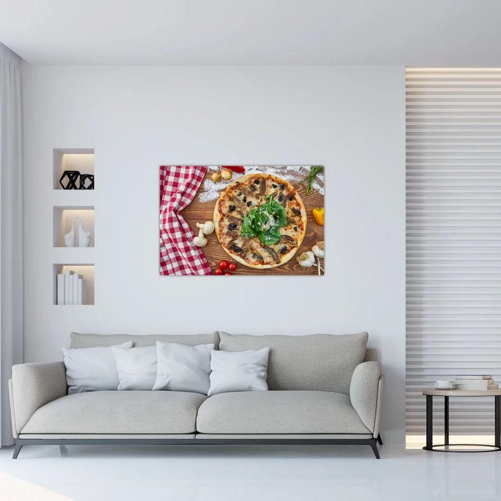 Tablou cu pizza (90x60 cm)