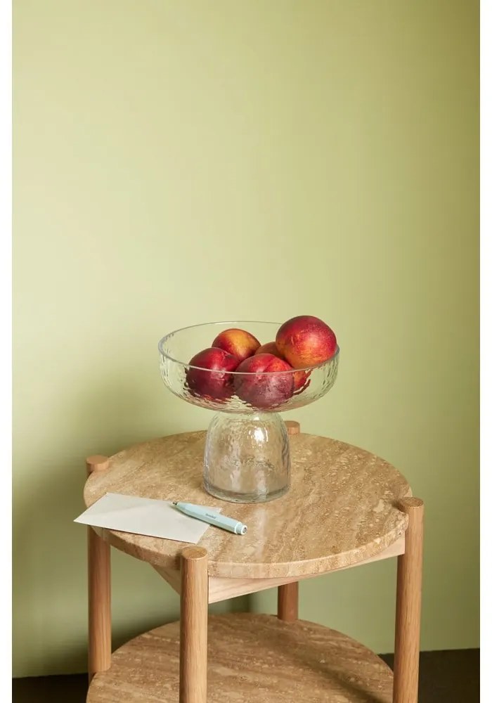 Vază din sticlă lucrată manual (înălțime 19 cm) Aino – Hübsch