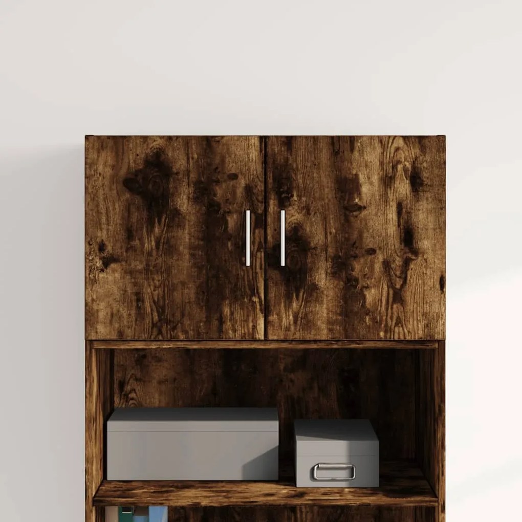 vidaXL Dulap de perete, stejar fumuriu, 70x42,5x40 cm, lemn compozit