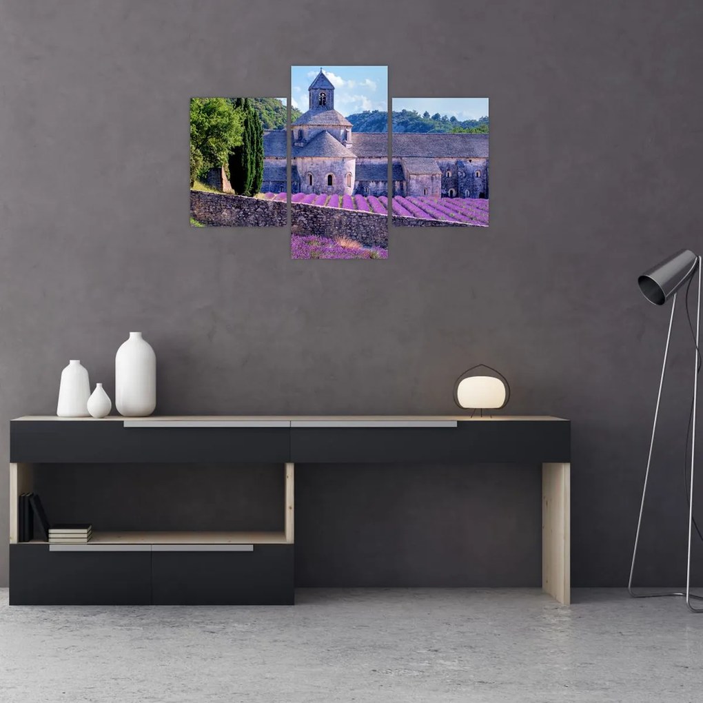 Tablou - Câmp de lavandă (90x60 cm)