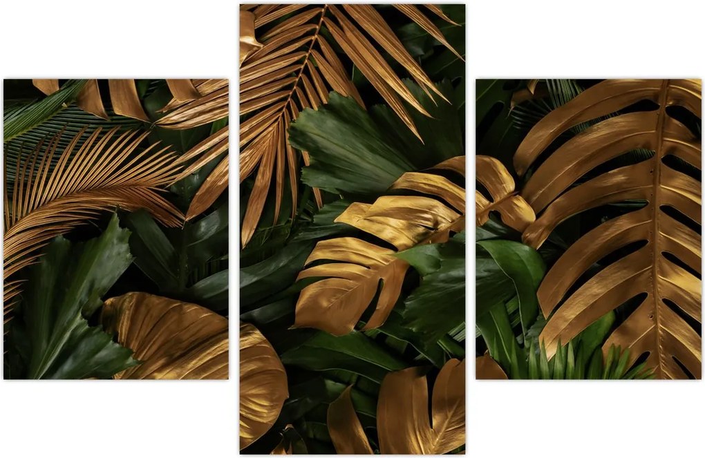 Tablou - Frunze aurii (90x60 cm)