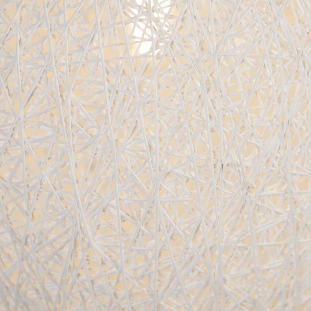 Lampă suspendată inteligentă albă 45 cm inclusiv Wifi A60 - Corda