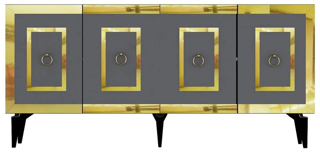 Dulap Pemava 1 (antracit + auriu) . 1093527