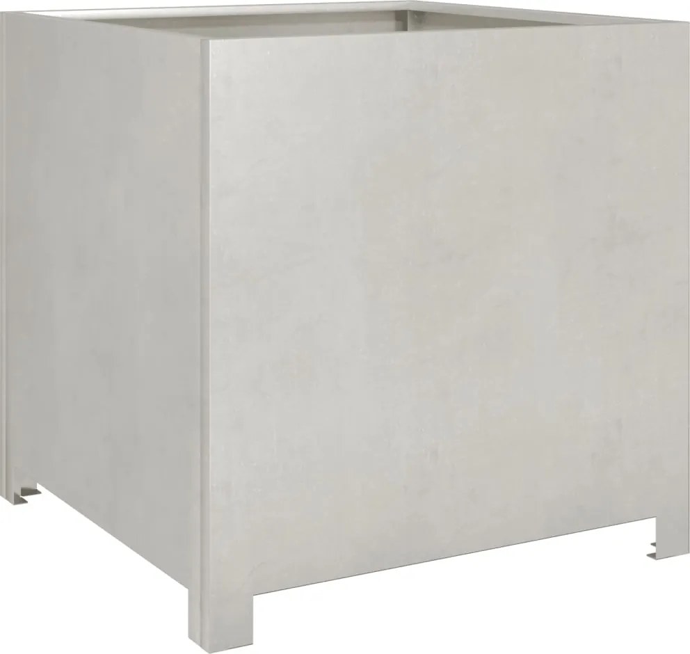 vidaXL Jardinieră de grădină, 50x50x50 cm, oțel inoxidabil